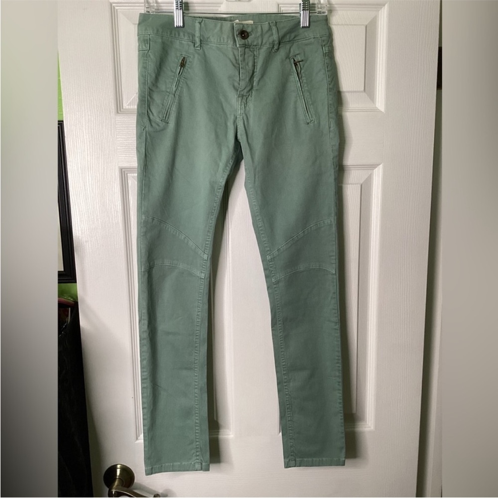 Zara Basic sage green jeans